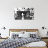 フローレンスオレゴンホテルレガンロビービュー キャンバスプリント (インサイチュ (寝室))