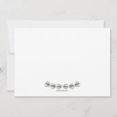 フローレンスナイチンゲール油ランプ卒業招待 招待状 (裏面)