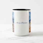 フローレンスビュー | il Duomo |水色 |お名前 ツートーンマグカップ (中央)