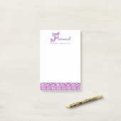 フローレンス名とは文字F post it notes ポストイット (デスク上)