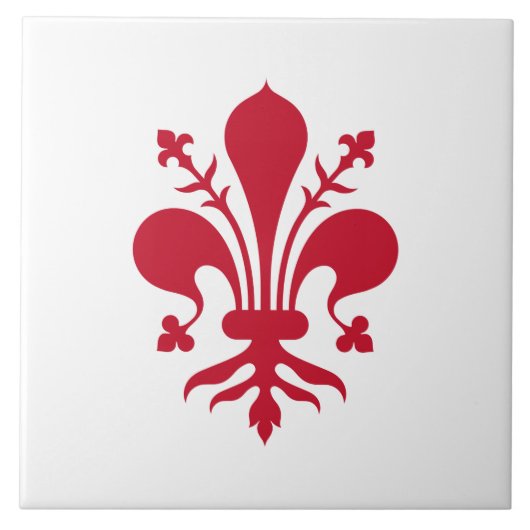 フローレンス国旗のタイル タイル (正面)