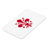 フローレンス国旗を持つフレキシブルなフォトマグネット マグネット (左側)