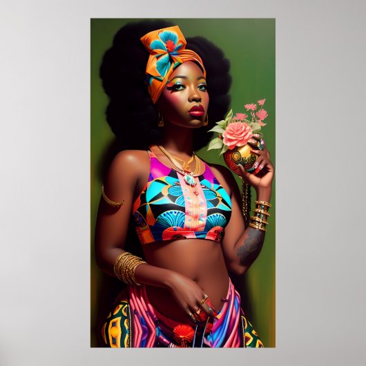 フローレンス開花 – Ken Gage Art ポスター (正面)