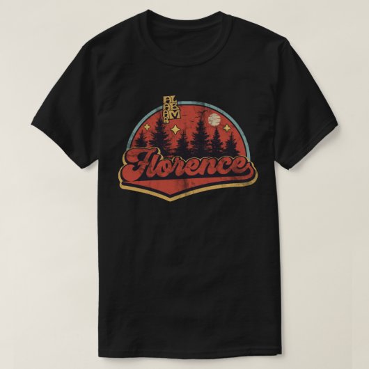 フローレンス (アラバマ州) Tシャツ (デザイン正面)