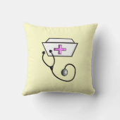 フローレンス・ナイチンゲールの引用文IIのナースの枕 クッション (裏面)