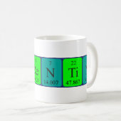 フローレンチンの定期的なテーブル名mug コーヒーマグカップ (正面右)