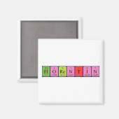 フローレンチン周期表名磁石 マグネット (正面/裏面)