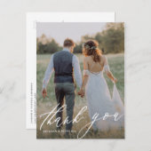 フロー垂直ありがとうはがき 案内ポストカード (正面/裏面)