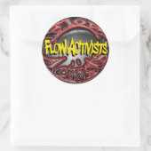 フロー活動家シール ラウンドシール (バッグ)