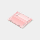 フロー美しいサンゴ付箋 ポストイット (アングル)