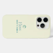 フロー・ドント・フォース ミニマリストiPhoneケース Case-Mate iPhoneケース (裏面 (横))
