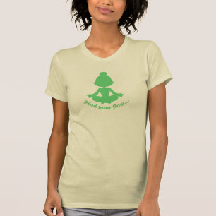 フローTシャツ(緑)を探す Tシャツ