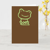 フロ空白のッグカード カード (黄色い花)