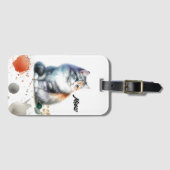 フワッ数々のコ猫ニャー ラゲッジタグ (正面横)