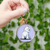 フワフィお尻ウェスティー キーホルダー (手)