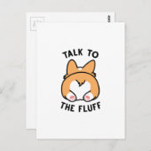 フワフワに話しかけて ポストカード (正面/裏面)