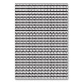 フワフワのオレンジと白い猫のクローズアップ テーブルナンバー (裏面)