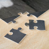 フワフワのカリコキティキャット ジグソーパズル (側面)