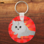 フワフワのキッチンキーチェーン キーホルダー (正面)