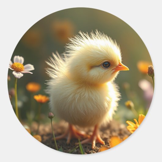 フワフワのシックなシール ラウンドシール (正面)