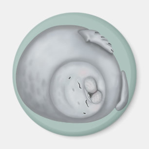 フワフワのシール マグネット