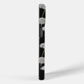 フワフワのタンポポ(黒) Case-Mate iPhoneケース (裏面 / 右)