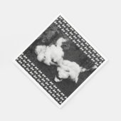 フワフワのナプキンを下げる スタンダードランチョンナプキン (角)