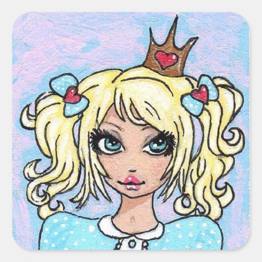 「フワフワのバンニーが大好き！」 シール (正面)