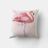 フワフワのフラミンゴ クッション (裏面)