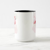 フワフワのフラミンゴ マグカップ (中央)