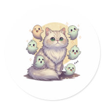 フワフワのペルシャ猫ハロウィン