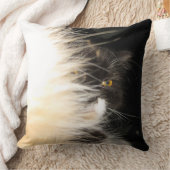 フワフワの三毛猫 クッション (ブランケット)