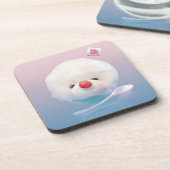 フワフワの削り氷 コースター (左側)