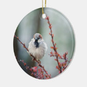 フワフワの塊 セラミックオーナメント (左)