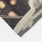 フワフワの子猫 フリースブランケット (角)