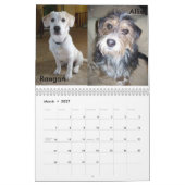 フワフワの犬救出 カレンダー (3月 2027)