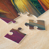 フワフワの猫ウィザード ジグソーパズル (側面)