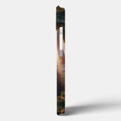 フワフワの美しい黒猫と金ゴールド眼 Case-Mate iPhoneケース (裏面 / 左)