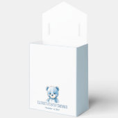 フワフワの青いクマのビーフボックス フェイバーボックス (見開き)