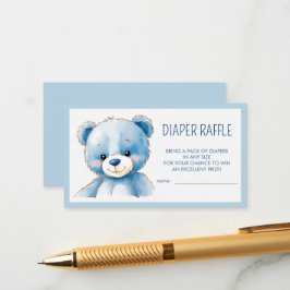 フワフワの青クマ エンクロージャーカード