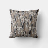 フワフワのcattails自然パターン クッション (裏面)