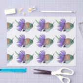 フワフワベビーハミングバード 薄葉紙 (クラフト)