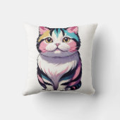 フワフワ猫 クッション (裏面)