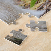 フワフワ白スピッツ子犬 ジグソーパズル (側面)