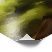 フワフワ白絵画猫 フォトプリント            (角)