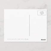 フワフワ赤キツネウィズフレンドシップ引用文 ポストカード (裏面)