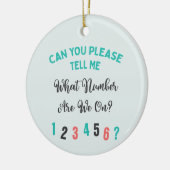 フンコブンコ何号クリスマス セラミックオーナメント (左)