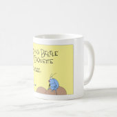 フンコロガシが便を探す コーヒーマグカップ (正面右)