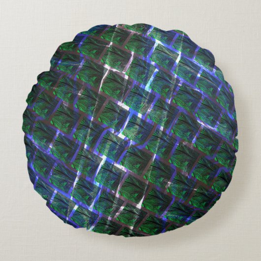 フンド・デイメム・ヴェルデ・ソブ・グレード・エスクラ？ ラウンドクッション (正面)