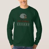 フンバグ・クリスマス・シープ Tシャツ (正面)